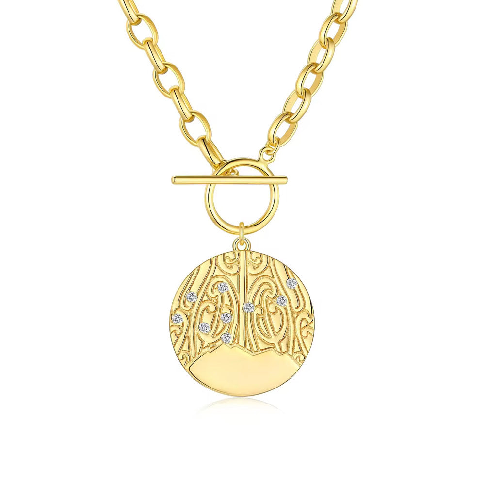 Hikurangi Coin necklace - The Matariki Collection