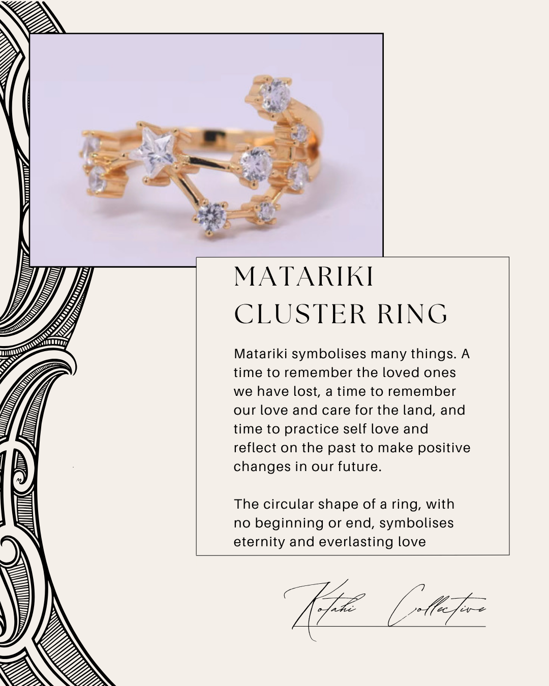 *Preorder* Matariki Star Cluster Ring
