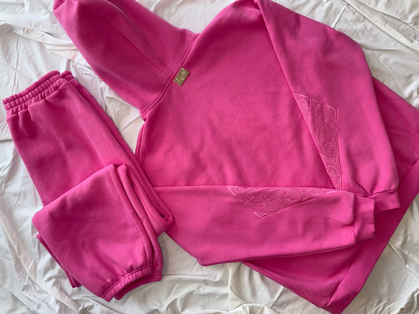 Rangatira Tracksuit - Barbie Pink