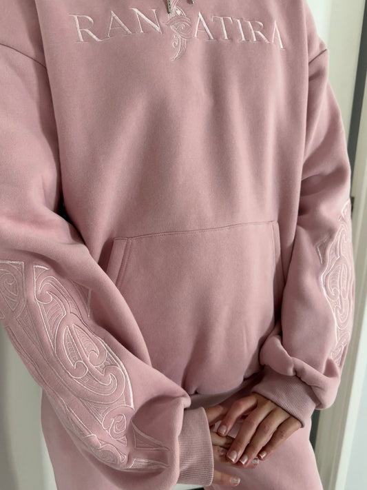Rangatira Tracksuit - Baby Pink