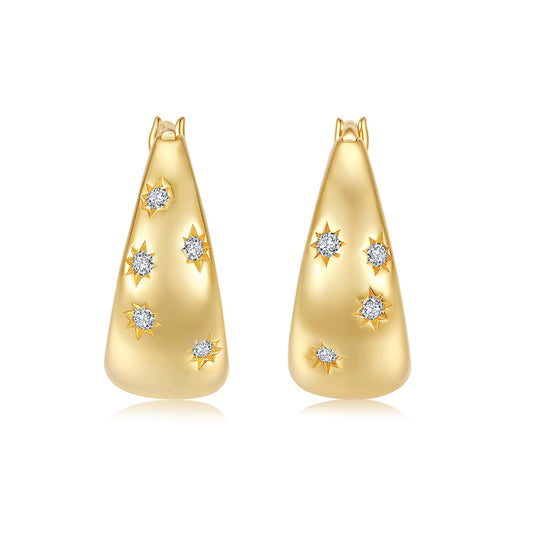 Star Cluster Chunky Hoops - The Matariki Collection