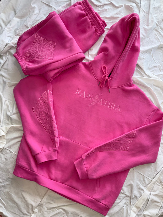 Rangatira Tracksuit - Barbie Pink